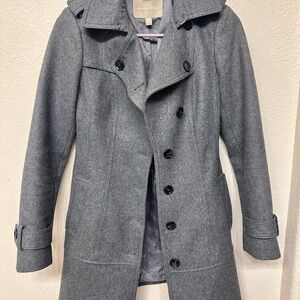 Banana Republic Charcoal Trench Coat